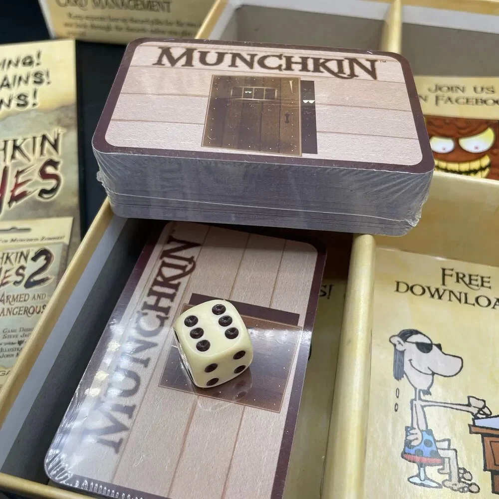 Munchkin Card Game Deluxe Edition Base Set Steve Jackson Games Shrink Wrapped